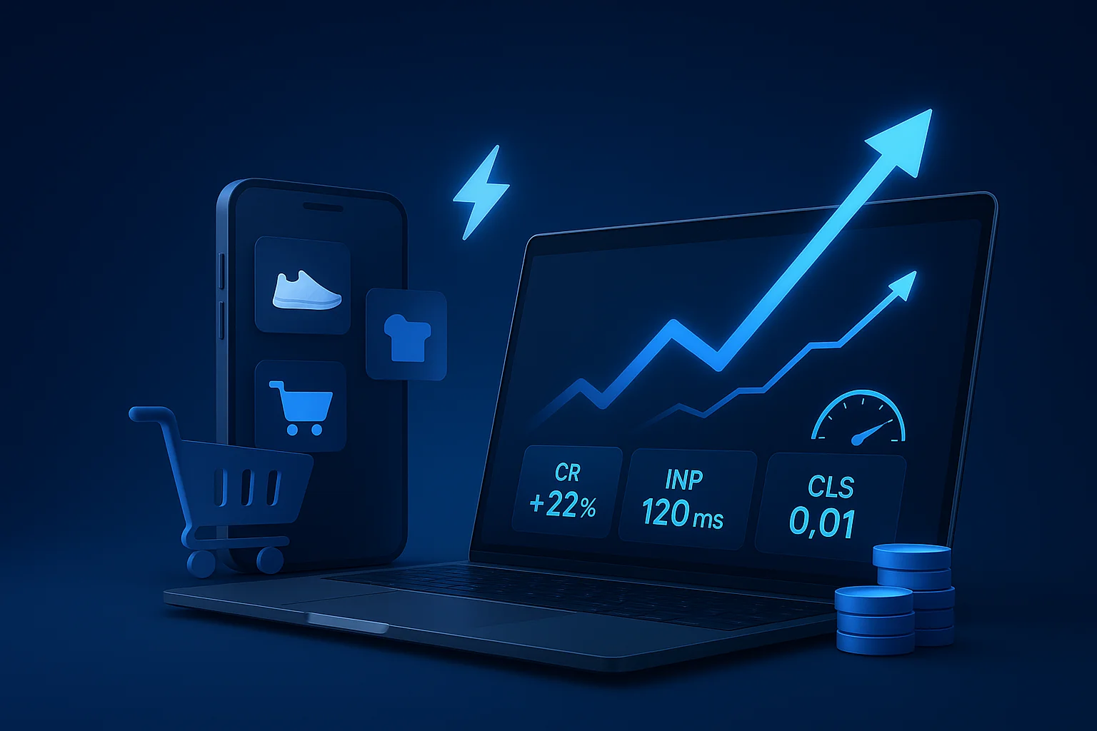 E-commerce — vitesse & conversion