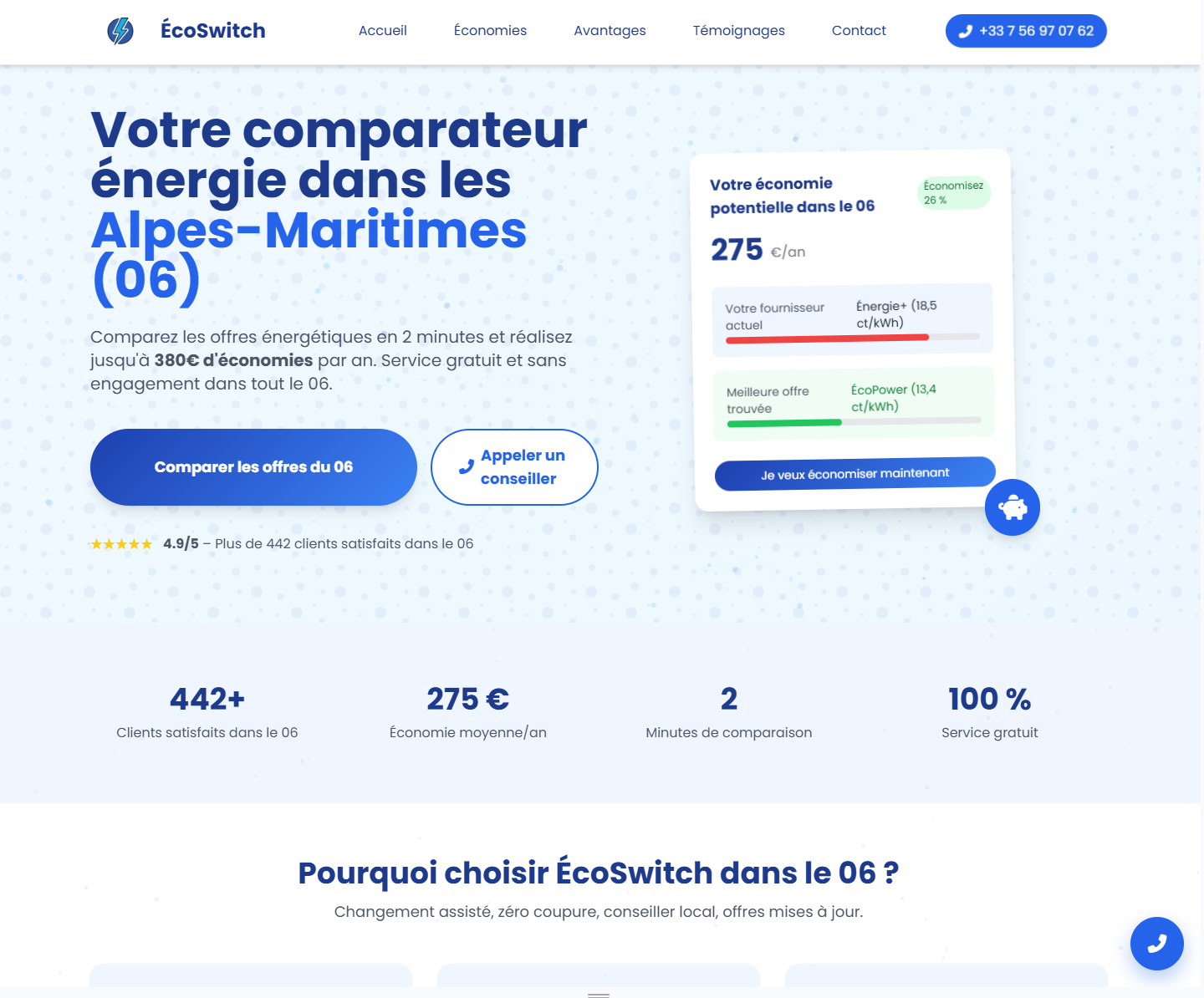 Ecoswitch - Changement fournisseur électricité