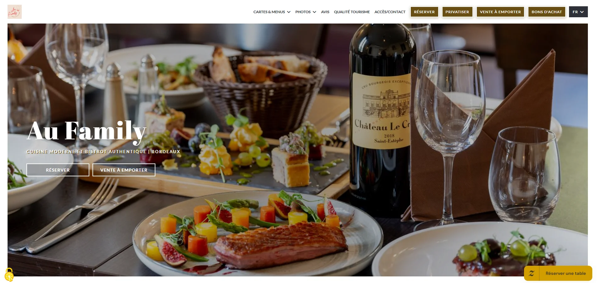 Vitrine — Restaurant (exemple 2)